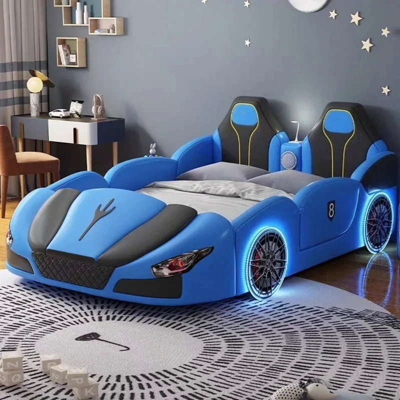 Modern Wholesale Kids Car Beds Boy Full Queen Size Children Bedroom Furniture Storage LED Light With Music for Kid's Car Bed
Modern Wholesale Kids Car Beds Boy Full Queen Size Children Bedroom Furniture Storage LED Light With Music for Kid's Car Bed