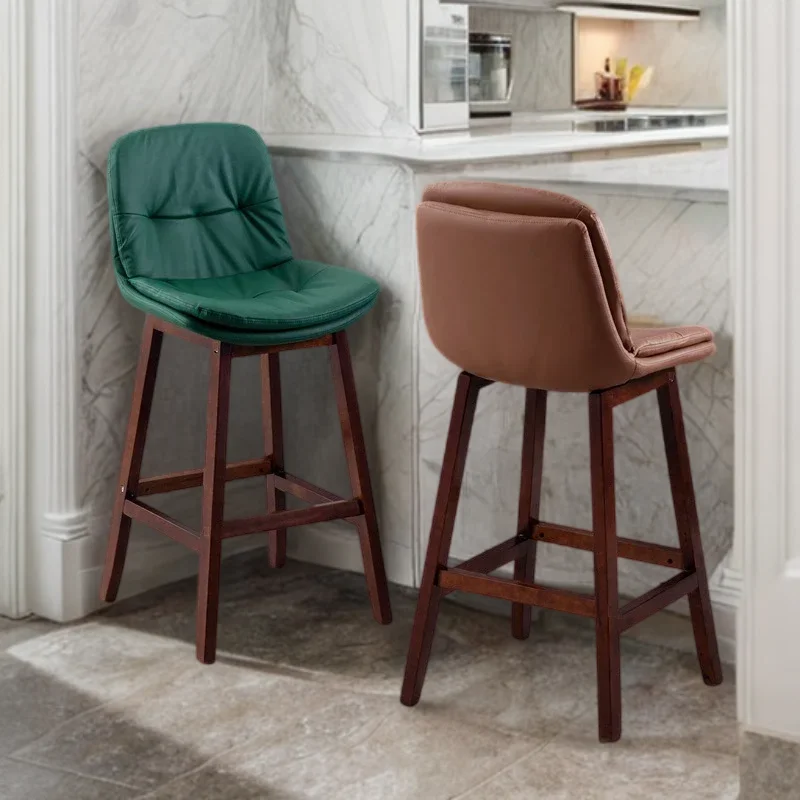 Leather Chair Swivel Bar Stool Plastic Height Modern Design Chairs Nordic Metal Minimalist Designer Garden Cafe Wooden Home
Leather Chair Swivel Bar Stool Plastic Height Modern Design Chairs Nordic Metal Minimalist Designer Garden Cafe Wooden Home
