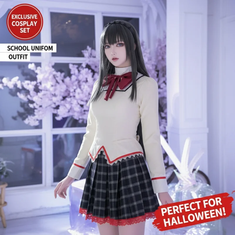 ☆SunlCos Magica Cosplay Costume Miki Sayaka Sakura Kyouko Tomoe Mami Akemi Homura Kaname Madoka School Uniform Halloween☆
☆SunlCos Magica Cosplay Costume Miki Sayaka Sakura Kyouko Tomoe Mami Akemi Homura Kaname Madoka School Uniform Halloween☆