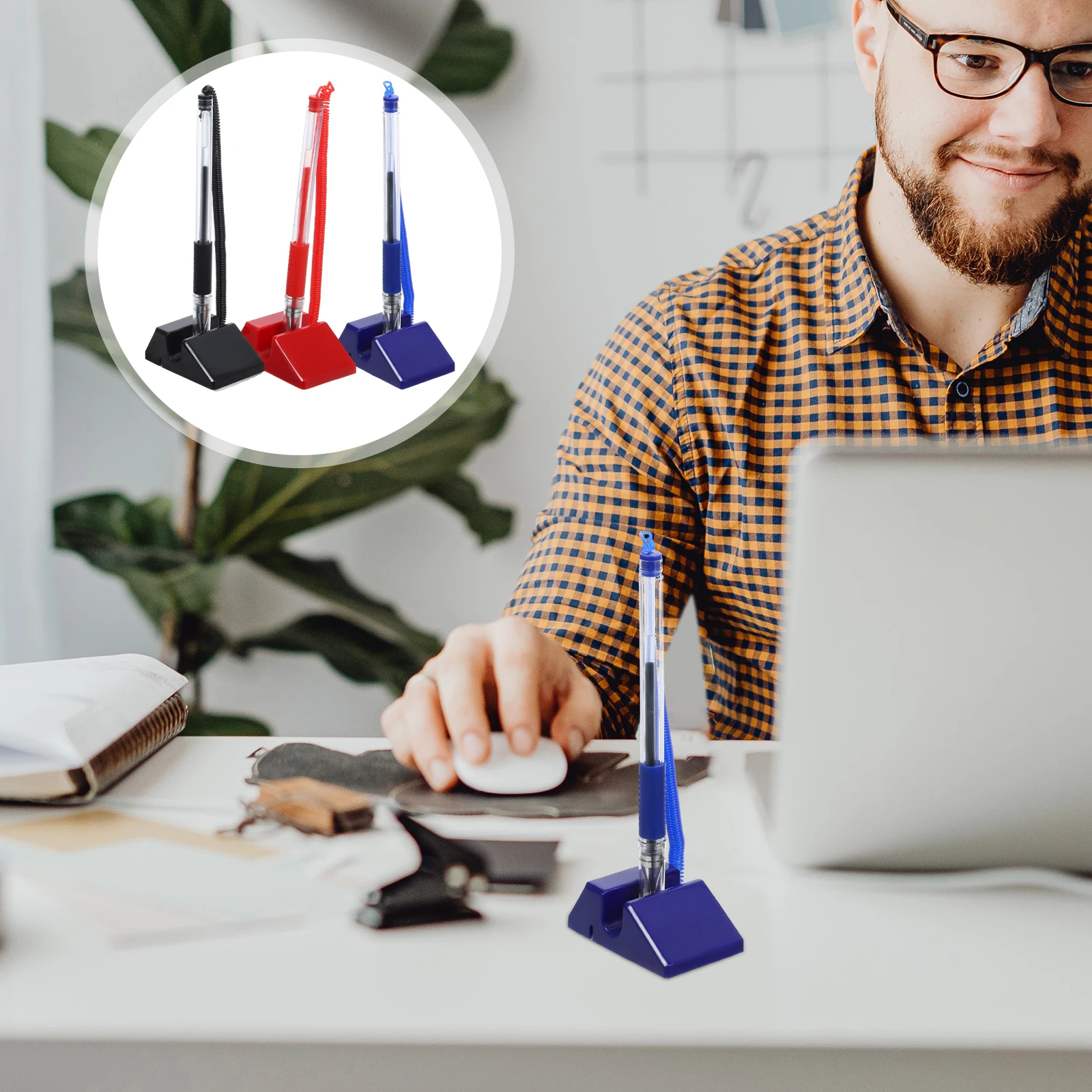 3 Color Desk Gel Pen Stand for Reception Bank Office Hotel Lobbies Black Counter Pens Holder Stable Secure Smooth
3 Color Desk Gel Pen Stand for Reception Bank Office Hotel Lobbies Black Counter Pens Holder Stable Secure Smooth