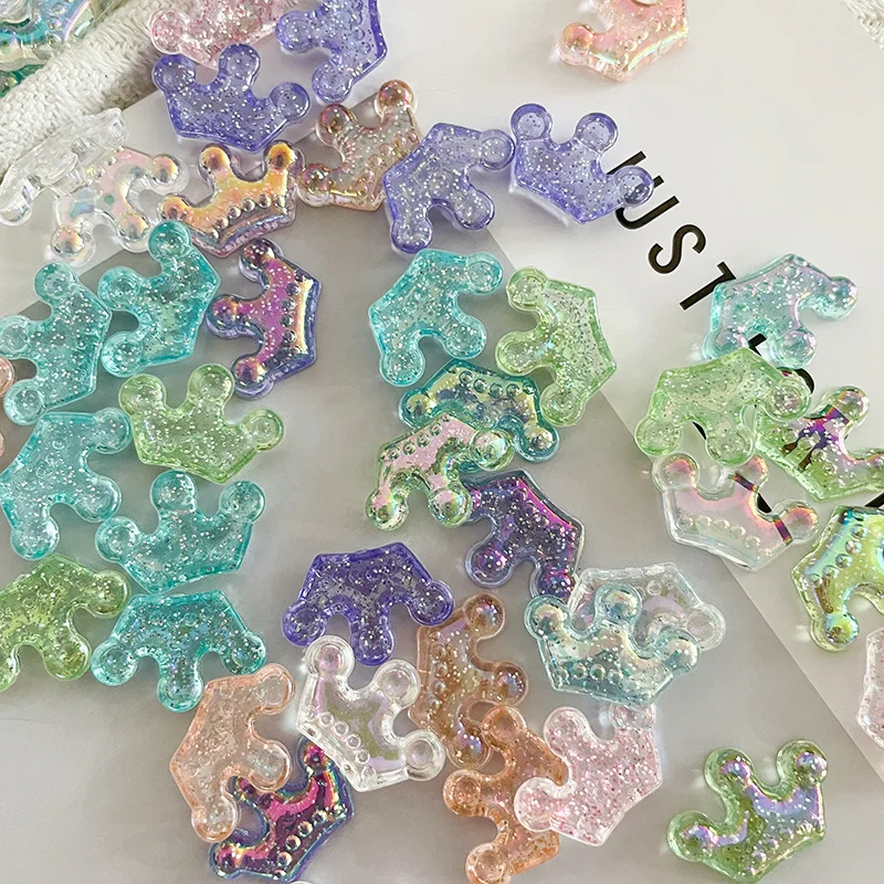 Transparent Colorful Glitter Crown, Children's Hairpin Hair Accessories, Cream Glue DIY Accessories, Hole Shoes Children's Gifts
Transparent Colorful Glitter Crown, Children's Hairpin Hair Accessories, Cream Glue DIY Accessories, Hole Shoes Children's Gifts