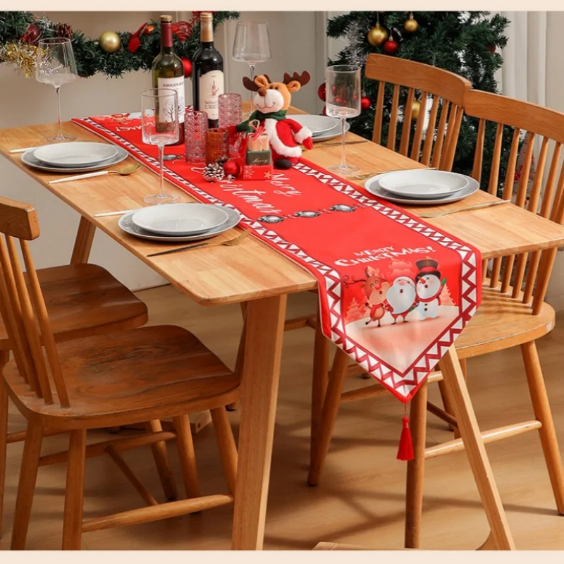 2025 New Scandinavian Christmas Table Flag Restaurant Decoration Christmas Printed Tassel Model Table Flag 33X180CM
2025 New Scandinavian Christmas Table Flag Restaurant Decoration Christmas Printed Tassel Model Table Flag 33X180CM