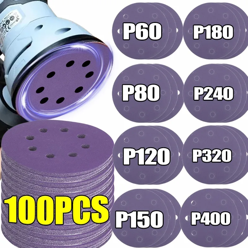 Sanding Discs 8Hole Loop Adhesive Sandpaper Woodwork Grinding Disc Abrasive Polish Tool Random Orbital Round Sand Abrasive Sheet
Sanding Discs 8Hole Loop Adhesive Sandpaper Woodwork Grinding Disc Abrasive Polish Tool Random Orbital Round Sand Abrasive Sheet