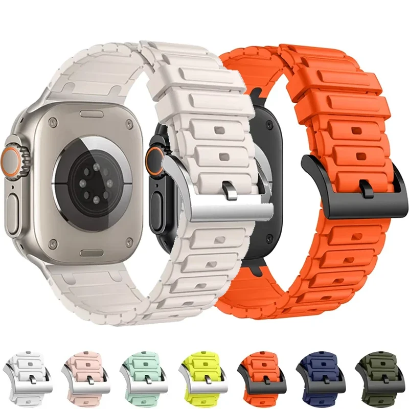 Modified Metal Integration Band for Apple Watch Ultra 2 49mm 10 9 8 7 46mm 44 42mm 41mm Silicone Bracelet iWatch 6 5 4 3 SE 44mm
Modified Metal Integration Band for Apple Watch Ultra 2 49mm 10 9 8 7 46mm 44 42mm 41mm Silicone Bracelet iWatch 6 5 4 3 SE 44mm