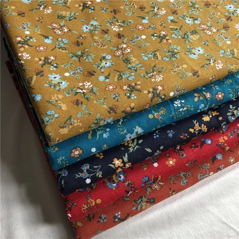 1x1.45m Pure Cotton Linen Floral Fabric Small Flowers Printed Cloth Women's Girl's Dress Shirt DIY Sewing Floral Pastoral Cloth
1x1.45m Pure Cotton Linen Floral Fabric Small Flowers Printed Cloth Women's Girl's Dress Shirt DIY Sewing Floral Pastoral Cloth