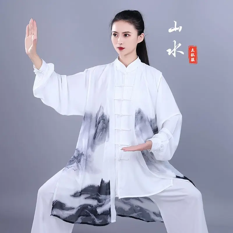 Tai Chi Cloak For Women, Single Piece Tai Chi Performance Chinese Style Flowing Dance Cloak For Men, Martial Arts Competition
Tai Chi Cloak For Women, Single Piece Tai Chi Performance Chinese Style Flowing Dance Cloak For Men, Martial Arts Competition