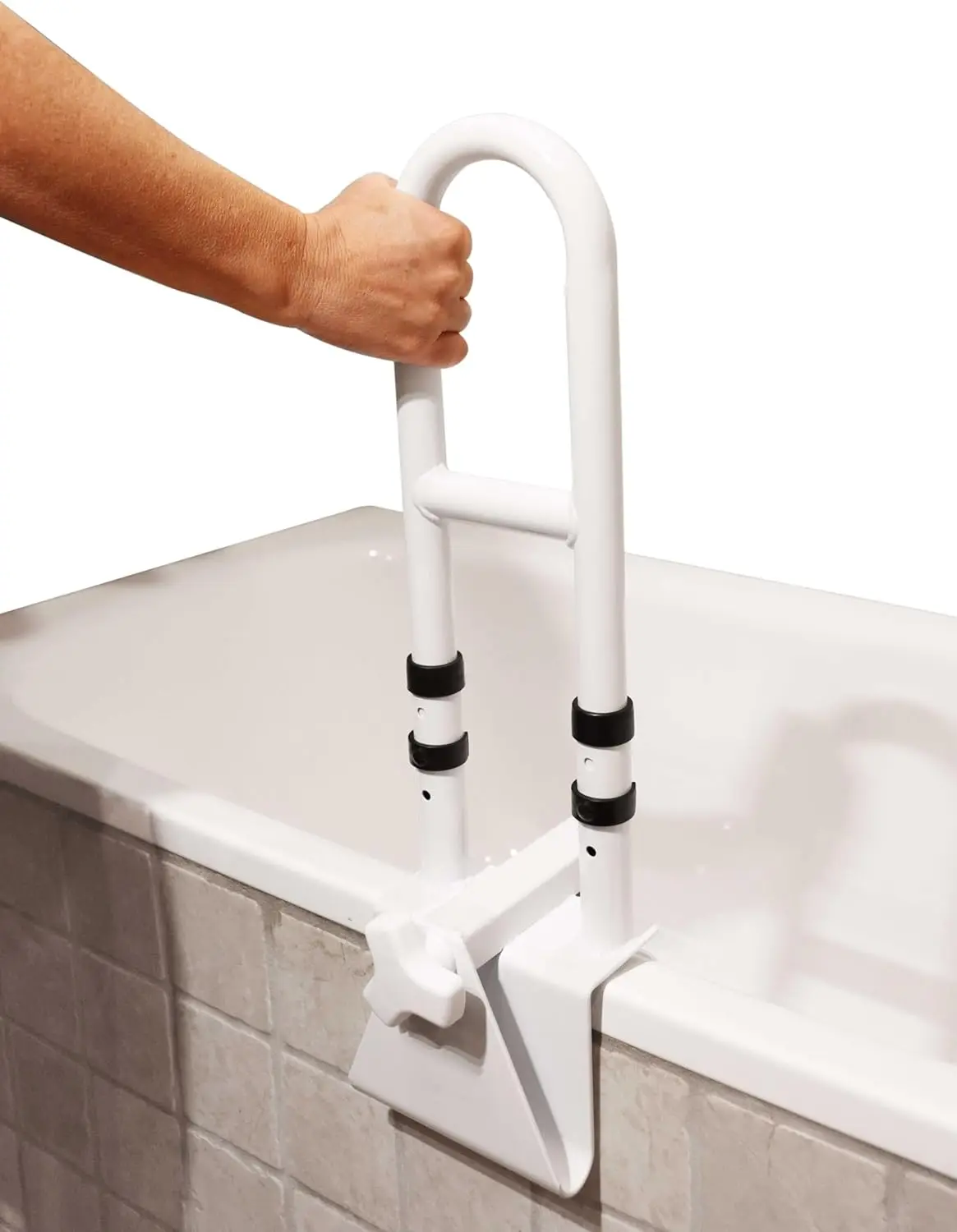 Adjustable Bathtub Safety Rail, Shower Grab Bar for Seniors, Elderly, Disabled, Fits 2-5.5 Inch Tub Walls, Non-Slip Grip
Adjustable Bathtub Safety Rail, Shower Grab Bar for Seniors, Elderly, Disabled, Fits 2-5.5 Inch Tub Walls, Non-Slip Grip