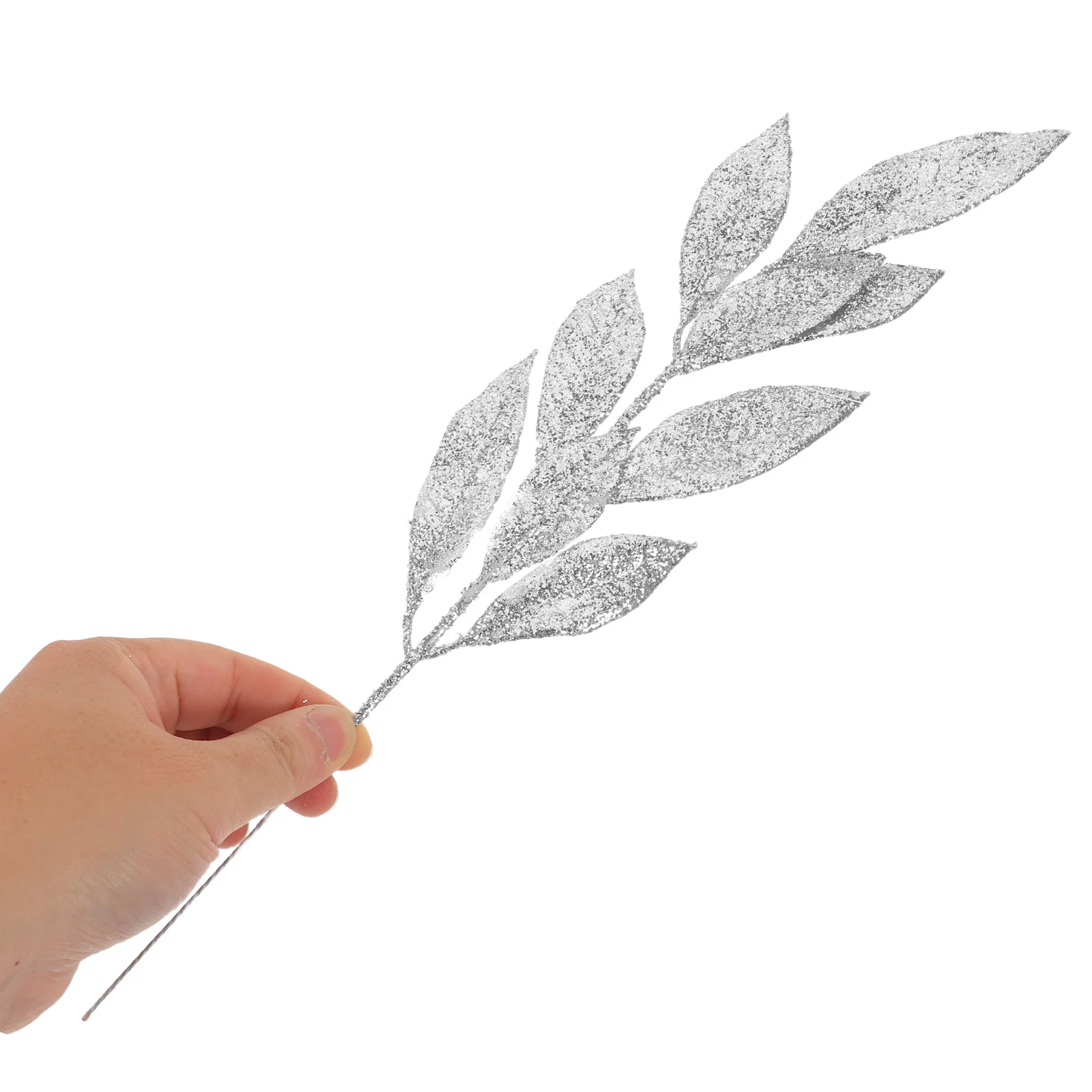 12Pcs Christmas Artificial Glitter Leaves Silver Fake Leaf Picks for DIY Decorations Wedding Tea Party Decorative Branches Set
12Pcs Christmas Artificial Glitter Leaves Silver Fake Leaf Picks for DIY Decorations Wedding Tea Party Decorative Branches Set