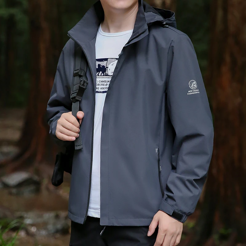Softshell Zip Up Hooded Jacket Hiking Camping Jackets Waterproof Jacket Men Outdoor Windbreaker Lightweight Spring Autumn Coats
Softshell Zip Up Hooded Jacket Hiking Camping Jackets Waterproof Jacket Men Outdoor Windbreaker Lightweight Spring Autumn Coats