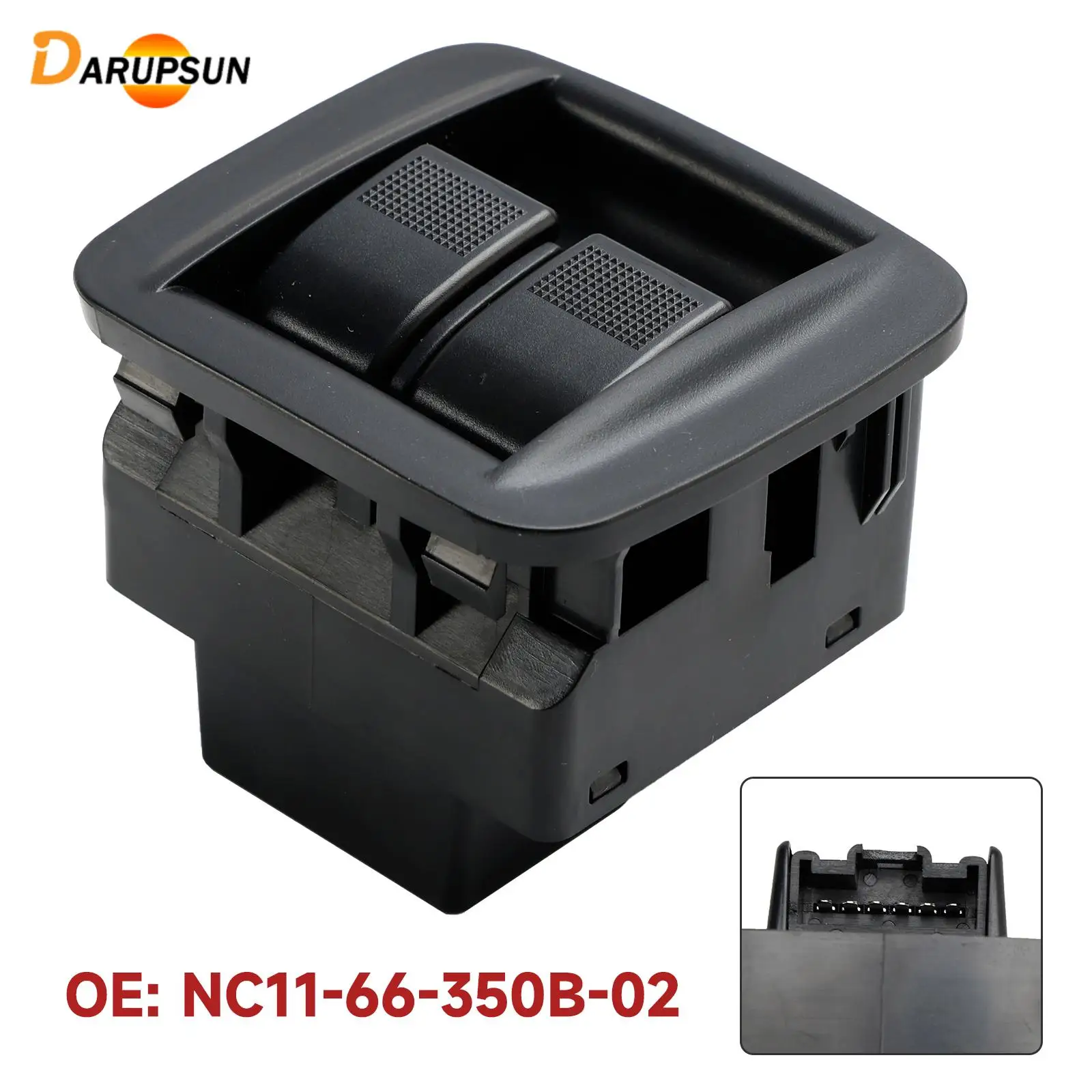 Darupsun Center Console Power Window Switch NC11-66-350B-02 for Mazda Miata 1998 1999 2000
Darupsun Center Console Power Window Switch NC11-66-350B-02 for Mazda Miata 1998 1999 2000