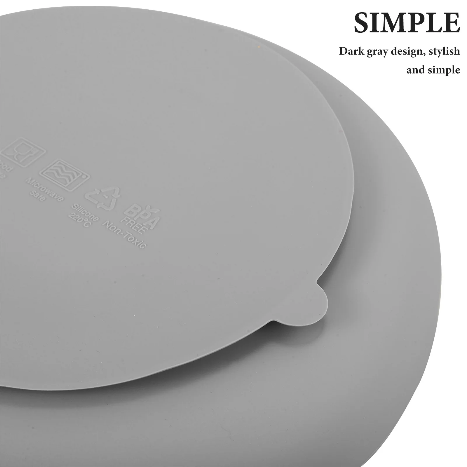 Silicone Food Plate Deep Gray Suction Cup Anti-Shake Nonskid Elderly Feeding Plate for Patients Home Use Elder Dining Bowl
Silicone Food Plate Deep Gray Suction Cup Anti-Shake Nonskid Elderly Feeding Plate for Patients Home Use Elder Dining Bowl