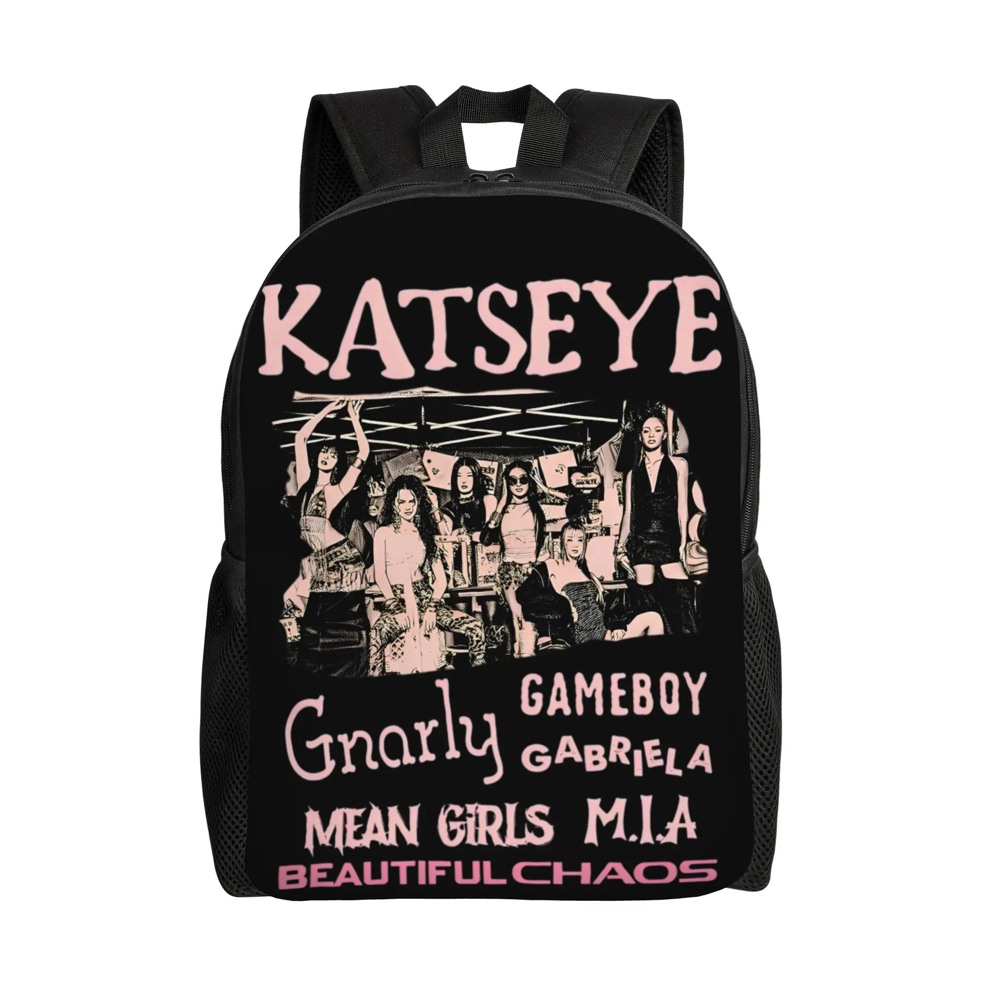 Katseye Kpop Idol Fashion Backpack Sports High School Hiking Travel Gnarly Daypack for Men Women Laptop Shoulder Bag
Katseye Kpop Idol Fashion Backpack Sports High School Hiking Travel Gnarly Daypack for Men Women Laptop Shoulder Bag