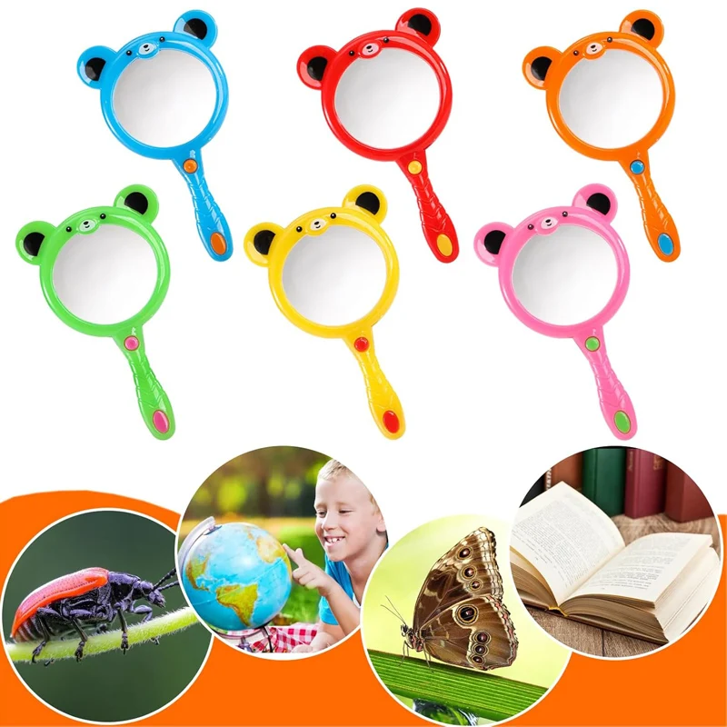 Magnifying Glasses for Kids Handheld Magnifying Lenses for Reading Outdoor Observation Educational Toys Classroom Supplies
Magnifying Glasses for Kids Handheld Magnifying Lenses for Reading Outdoor Observation Educational Toys Classroom Supplies