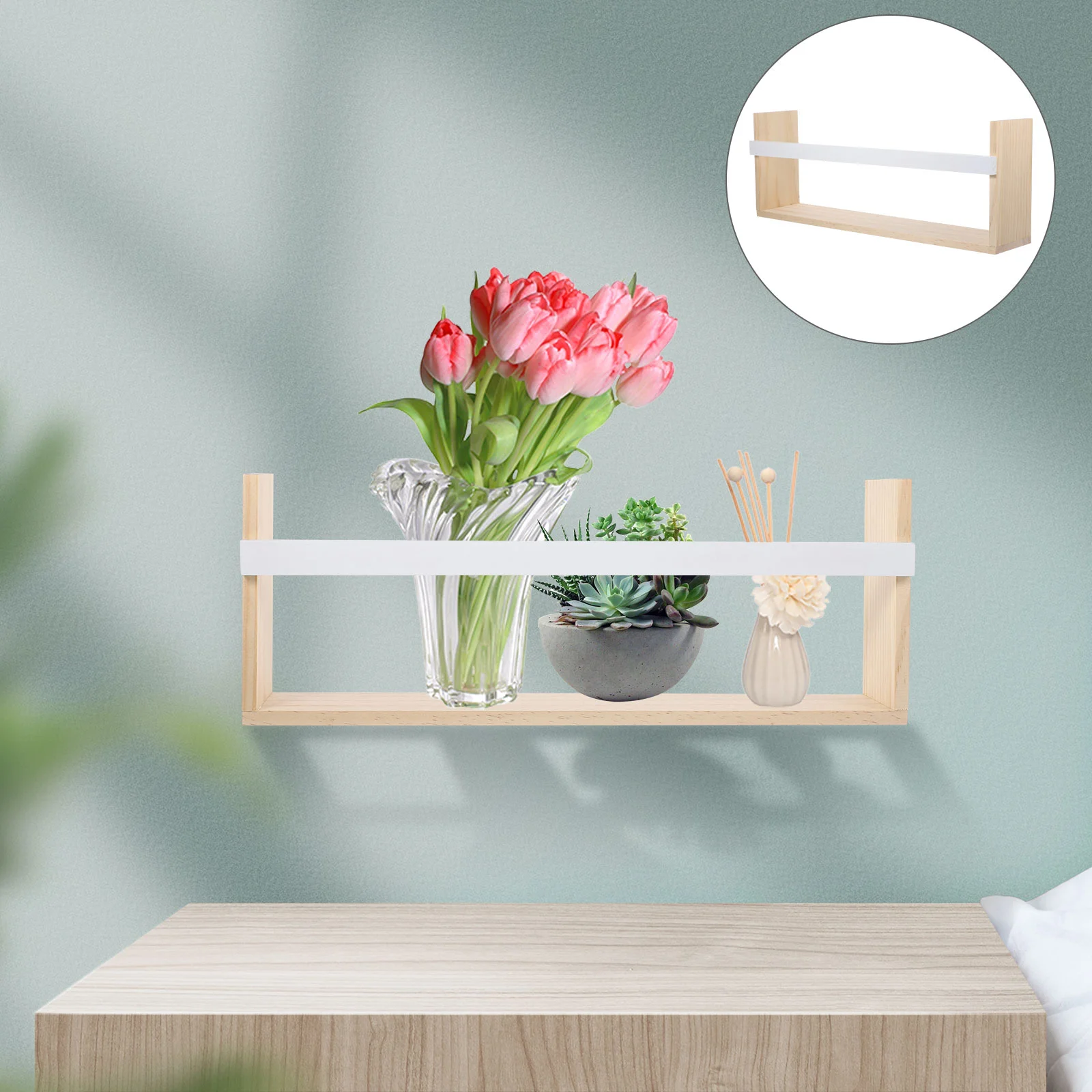 Floating Bookshelf Wall Storage Rack Decor Holder Mounted For Wall-mounted Living Room
Floating Bookshelf Wall Storage Rack Decor Holder Mounted For Wall-mounted Living Room