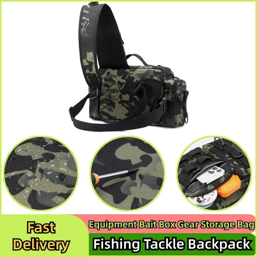 Fishing Tackle Backpack Equipment Bait Box Gear Storage Bag Men's Waist Bag Fly Fishing With Rod Holder Sling Shoulder Bag
Fishing Tackle Backpack Equipment Bait Box Gear Storage Bag Men's Waist Bag Fly Fishing With Rod Holder Sling Shoulder Bag