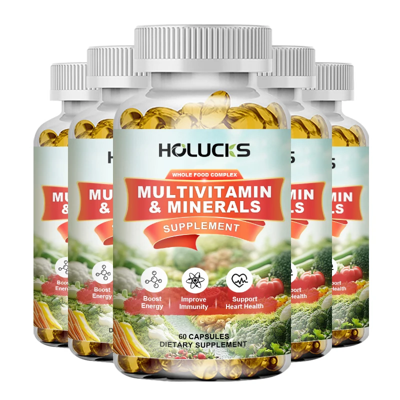 HOLUCKS Multivitamin & Minerals Supplement, Methylated B-Vitamins, Chelated Minerals, Supports Energy, Immunity & Daily Wellness
HOLUCKS Multivitamin & Minerals Supplement, Methylated B-Vitamins, Chelated Minerals, Supports Energy, Immunity & Daily Wellness
