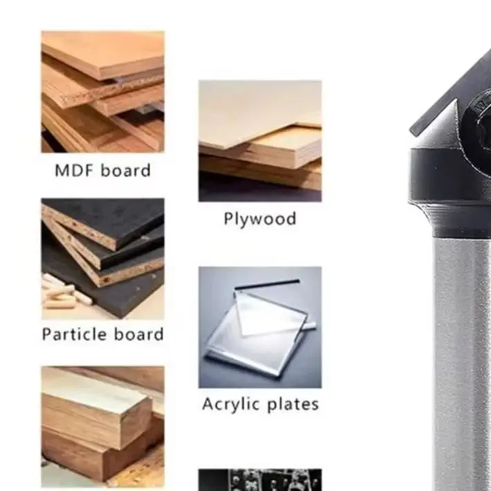 1Pcs V Groove 90°Single Flute Ruter Milling Cuttters For Surfacing Rabbeting Flycutter Slab Leve 1 Flute 1/4inch Router Bit
1Pcs V Groove 90°Single Flute Ruter Milling Cuttters For Surfacing Rabbeting Flycutter Slab Leve 1 Flute 1/4inch Router Bit