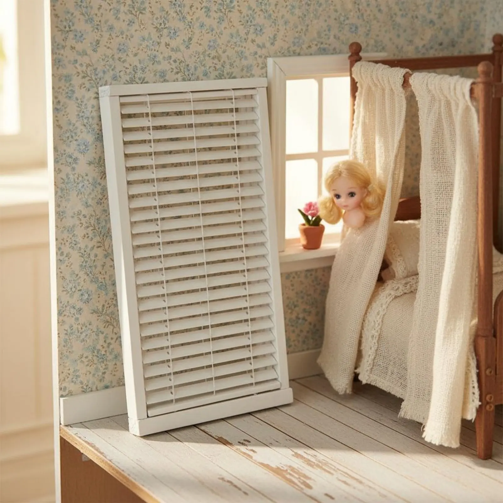 Miniature Window Blind Scene Decoration Dollhouse Blind Miniature Window Shutter Detailed Model Dollhouse Shutter Realistic Look
Miniature Window Blind Scene Decoration Dollhouse Blind Miniature Window Shutter Detailed Model Dollhouse Shutter Realistic Look