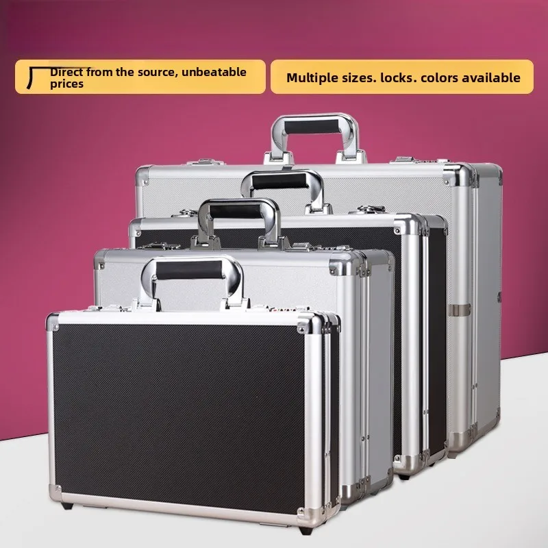 Small Locked Aluminum Tool Box Portable Safe Document Organizer Home Travel Security Chest Tools Box Tool Box Organizer
Small Locked Aluminum Tool Box Portable Safe Document Organizer Home Travel Security Chest Tools Box Tool Box Organizer