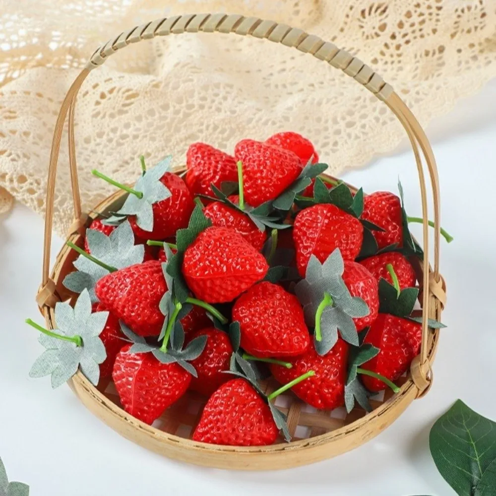 10Pcs Realistic Artificial Strawberry Fruit Ornament Decorative Simulation Strawberry Handicrafts Plastic Strawberries
10Pcs Realistic Artificial Strawberry Fruit Ornament Decorative Simulation Strawberry Handicrafts Plastic Strawberries