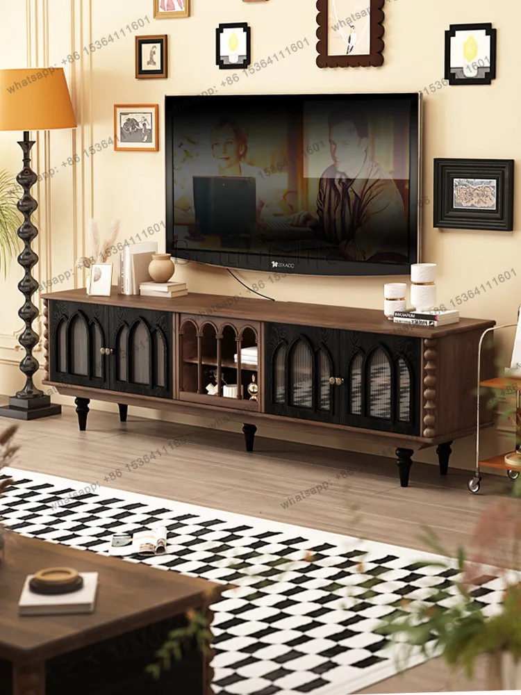 (Red oak) New pure solid wood TV cabinet medium antique French retro furniture
(Red oak) New pure solid wood TV cabinet medium antique French retro furniture