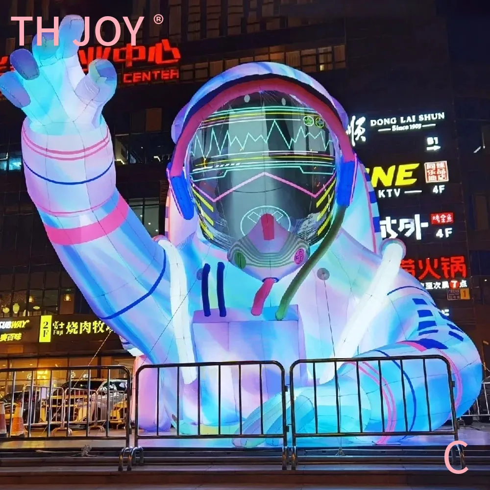 Быстрый воздушный корабль, украшение на открытом воздухе, гигантский надувной космонавт из мультфильма, надувной космонавт со светом
Быстрый воздушный корабль, украшение на открытом воздухе, гигантский надувной космонавт из мультфильма, надувной космонавт со светом