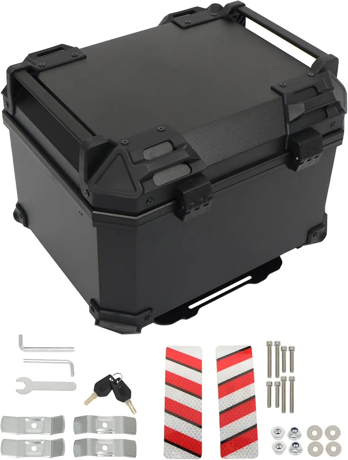 Багажник хвостовой коробки мотоцикла объемом 45 л с хвостовой коробкой, алюминиевый багажник с задней печатью и замком безопасности
Багажник хвостовой коробки мотоцикла объемом 45 л с хвостовой коробкой, алюминиевый багажник с задней печатью и замком безопасности