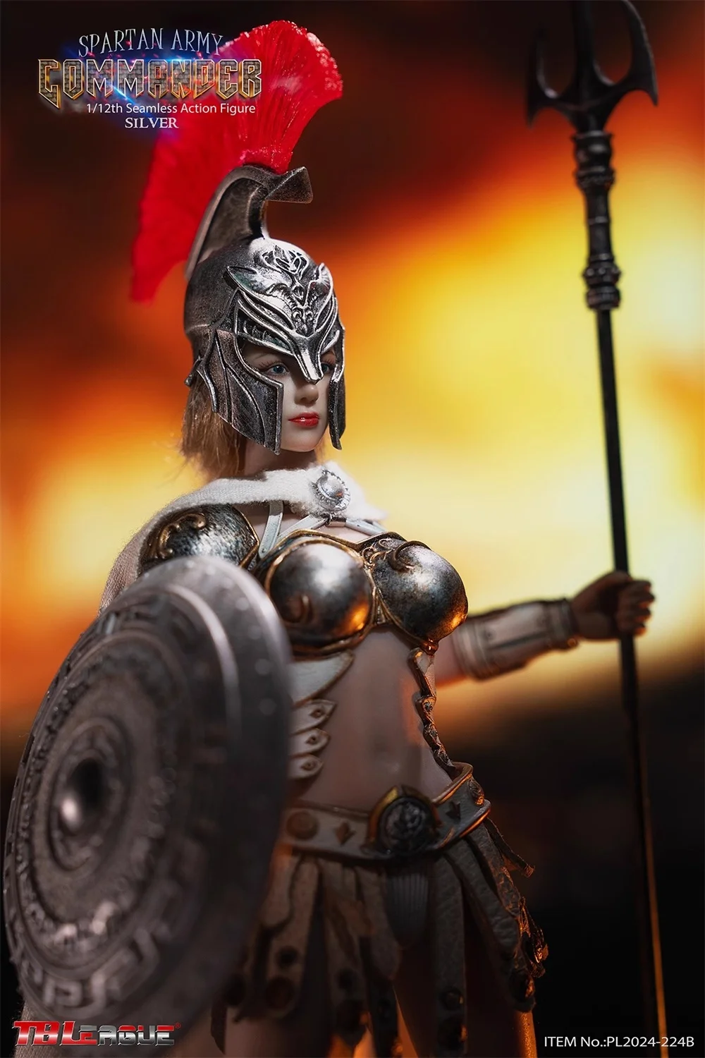 TBLeague PL2025-224 Версия B Серебряная версия Женский Воин Гвардия Спартанский Солдат Кукла с платформой Полный комплект Подарок для фанатов 1/12
TBLeague PL2025-224 Версия B Серебряная версия Женский Воин Гвардия Спартанский Солдат Кукла с платформой Полный комплект Подарок для фанатов 1/12