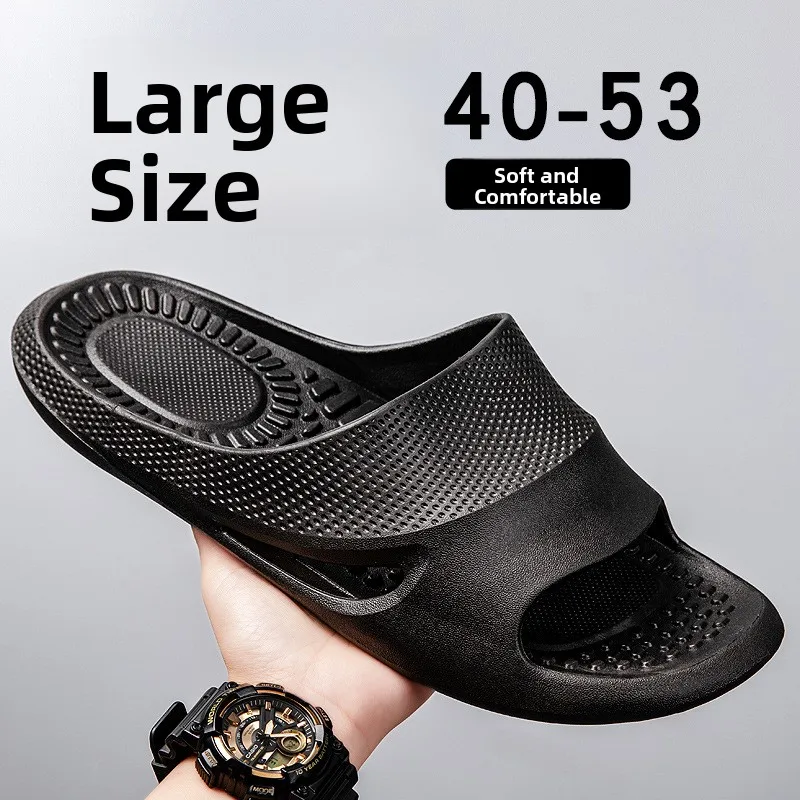 Large Size Massage Slippers for Men Thick Bottom Wear-resistant Bathroom Non-slip Bath Soft Bottom Summer Slippers
Large Size Massage Slippers for Men Thick Bottom Wear-resistant Bathroom Non-slip Bath Soft Bottom Summer Slippers