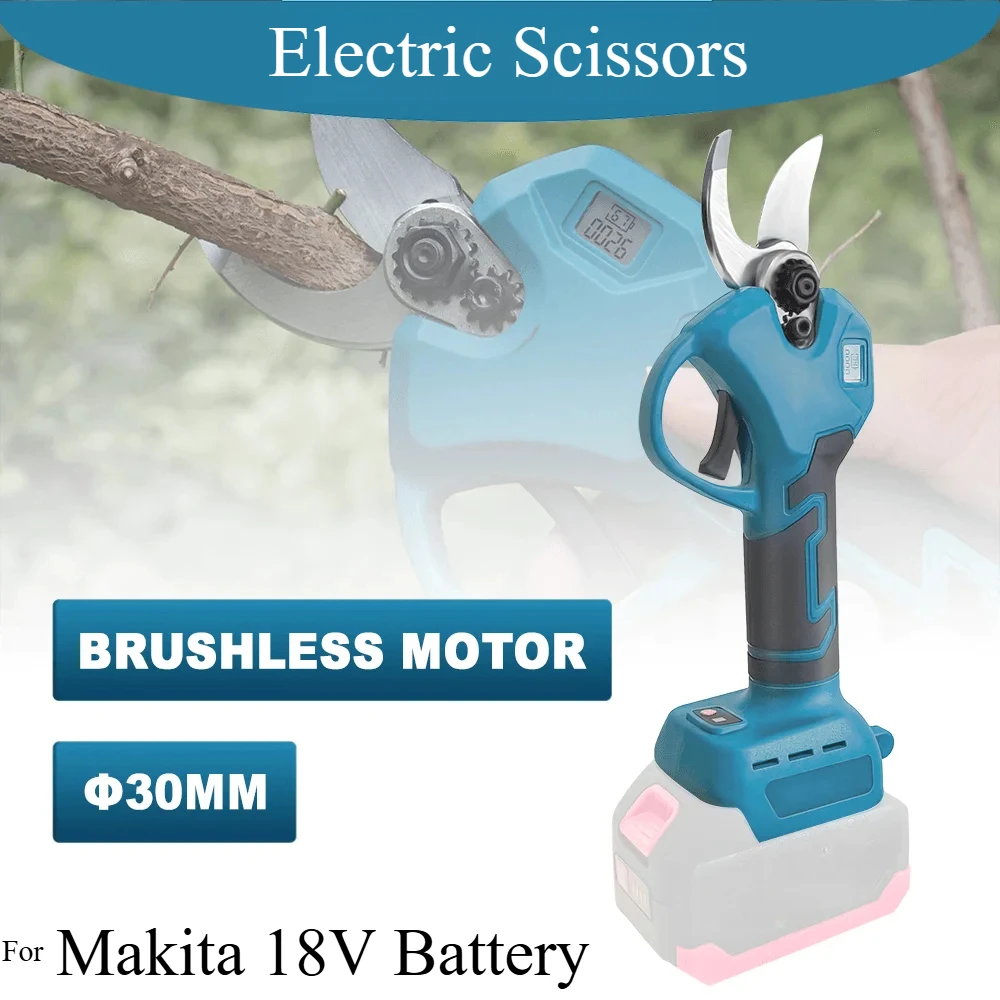 Brushless Electric Pruning Shears Garden Tool with LED Display Compatible with Makita 18V Battery Garden For Precision Trimming
Brushless Electric Pruning Shears Garden Tool with LED Display Compatible with Makita 18V Battery Garden For Precision Trimming