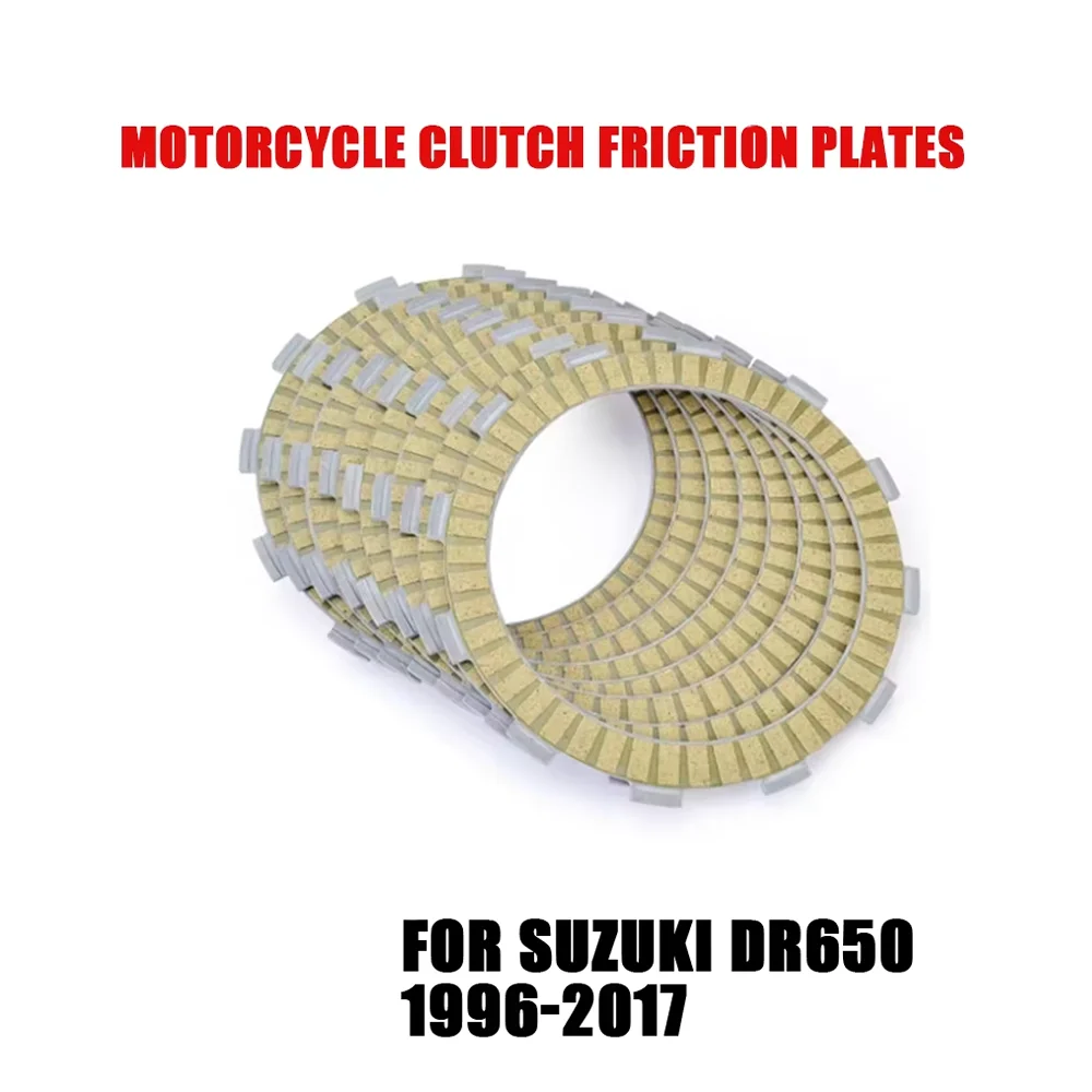 Для Suzuki DR650 1996-2017 аксессуары для мотоциклов, фрикционные диски сцепления двигателя, комплект дисков
Для Suzuki DR650 1996-2017 аксессуары для мотоциклов, фрикционные диски сцепления двигателя, комплект дисков