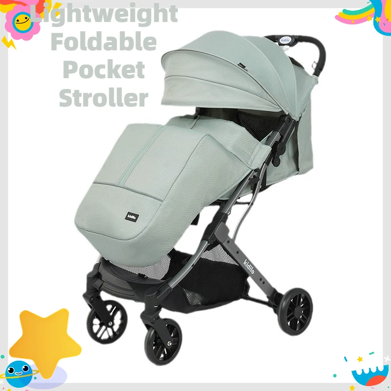 Kidilo K8Fpro Portable Pocket Baby Pushchair, Light Strolling Stroller For Daily Outdoor Use
Kidilo K8Fpro Portable Pocket Baby Pushchair, Light Strolling Stroller For Daily Outdoor Use