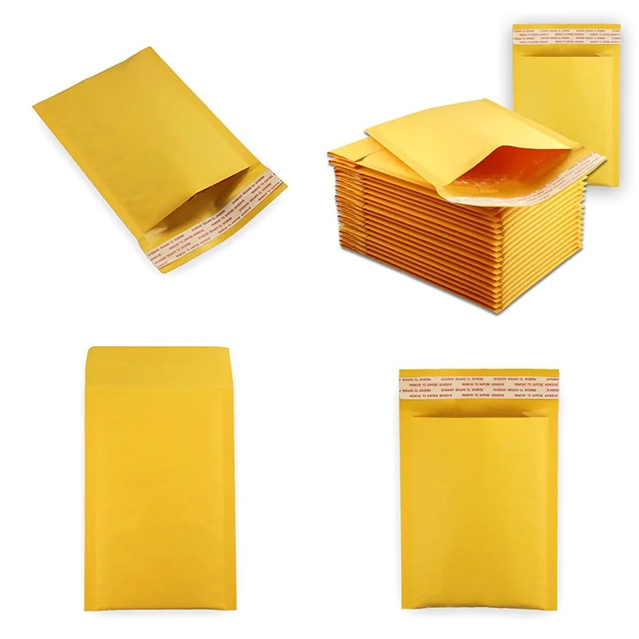 10 Size 0000 4x6 Kraft Bubble Mailers Self Sealing Bulk Padded Shipping Supplies Packaging Materials Envelopes Bags 4 x 6 Inch
10 Size 0000 4x6 Kraft Bubble Mailers Self Sealing Bulk Padded Shipping Supplies Packaging Materials Envelopes Bags 4 x 6 Inch
