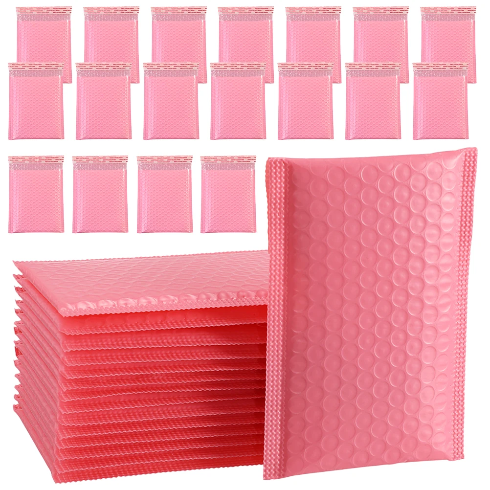 60 Pcs Packaging Bags Bubble Co-extruded Film Mailers Large Luftpolstertaschen Beutel Pink Mini Envelopes
60 Pcs Packaging Bags Bubble Co-extruded Film Mailers Large Luftpolstertaschen Beutel Pink Mini Envelopes
