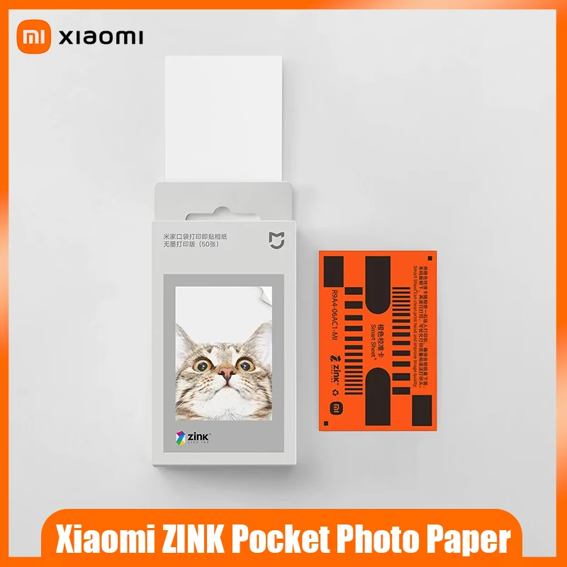 Xiaomi ZINK Pocket Photos - Compatible with Xiaomi Mini Printer, 3-inch Adhesive Backing for No-Mark Printing
Xiaomi ZINK Pocket Photos - Compatible with Xiaomi Mini Printer, 3-inch Adhesive Backing for No-Mark Printing
