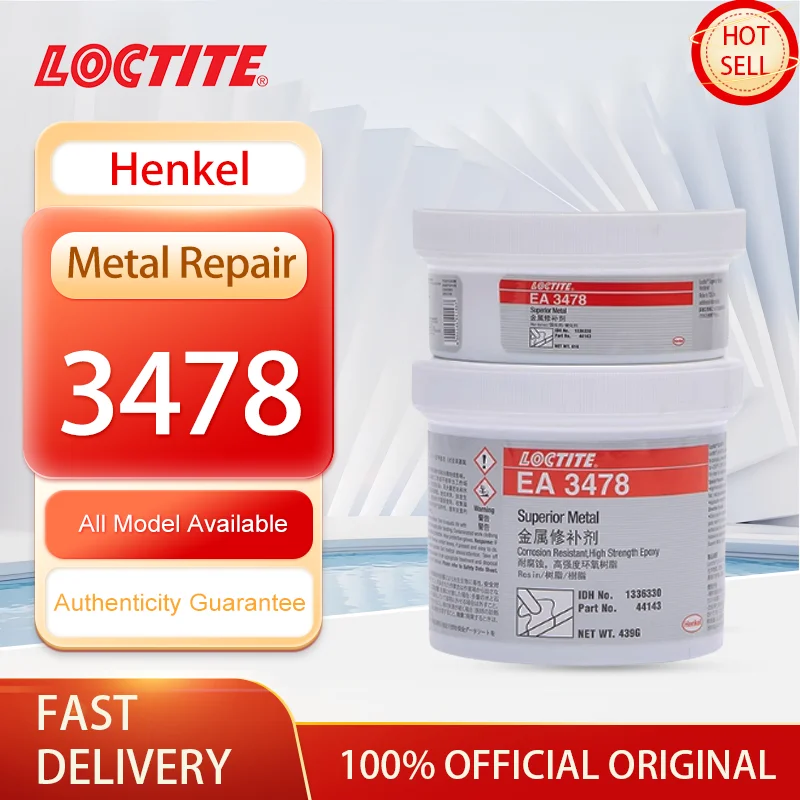 100% Original Loctite EA 3478 Repair Epoxy Resin 500g Gray Surface Protective Coating Fixmaster Superior Metal
100% Original Loctite EA 3478 Repair Epoxy Resin 500g Gray Surface Protective Coating Fixmaster Superior Metal