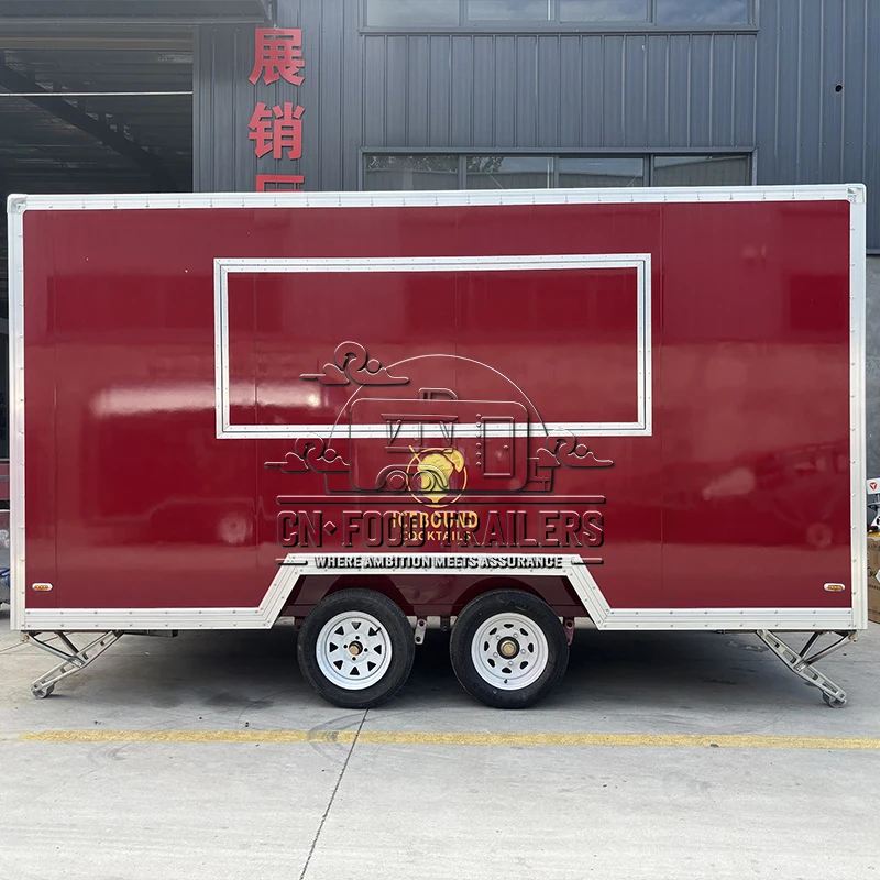 CN Food Trailer Multifunction Food Trailer with Full Kitchen Pizza Oven and Coffee Station for Street and Event Catering
CN Food Trailer Multifunction Food Trailer with Full Kitchen Pizza Oven and Coffee Station for Street and Event Catering