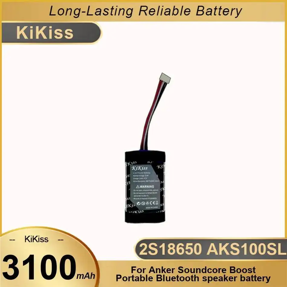 For Anker Soundcore Boost Portable Bluetooth Speaker Battery 2S18650 AKS100SL High Performance 3100Mah
For Anker Soundcore Boost Portable Bluetooth Speaker Battery 2S18650 AKS100SL High Performance 3100Mah