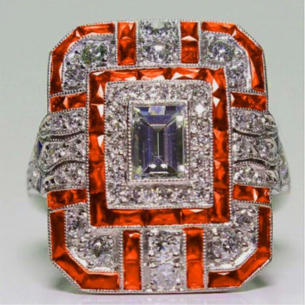 Stunning Statement Ring with Colorful Gemstone Accents for Parties and Special Occasions, 1pc
Stunning Statement Ring with Colorful Gemstone Accents for Parties and Special Occasions, 1pc