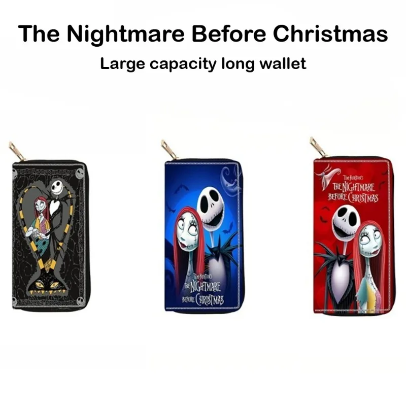 The Nightmare Before Christmas Zipper PU Wallet Jack Skellington Movie MultiFunction Change Storage Money Bag Men Women Gifts
The Nightmare Before Christmas Zipper PU Wallet Jack Skellington Movie MultiFunction Change Storage Money Bag Men Women Gifts