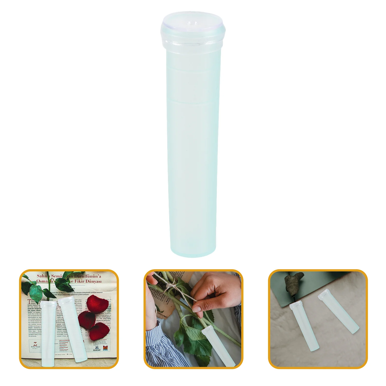 20PCS Floral Water Tubes Flowers Culture Water Storage Small Test Flower Shop Supplies Flower Holder 72x18cm (
20PCS Floral Water Tubes Flowers Culture Water Storage Small Test Flower Shop Supplies Flower Holder 72x18cm (