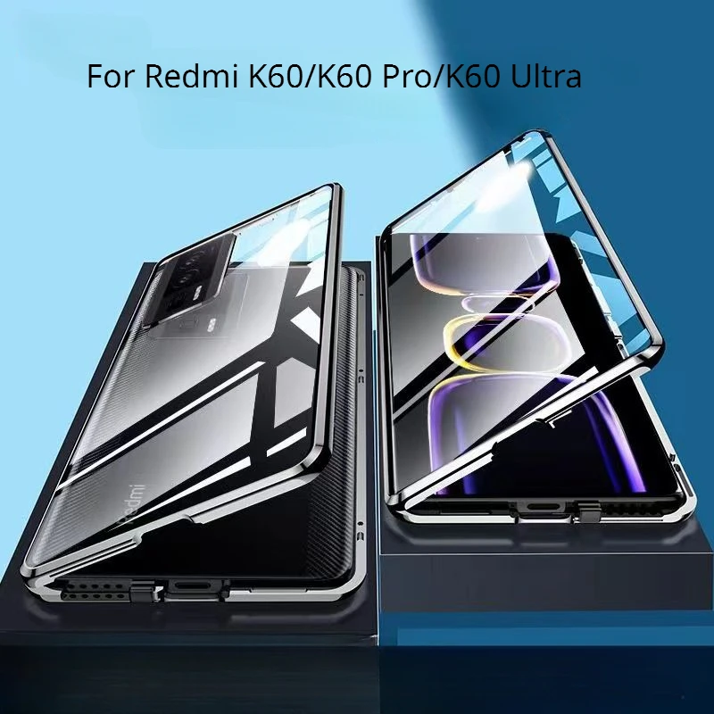 Двухсторонний стеклянный чехол для телефона Xiaomi Redmi K60 Ultra Pro K60Pro, Магнитный чехол с полной защитой на 360 °, прозрачный противошпионский чехол
Двухсторонний стеклянный чехол для телефона Xiaomi Redmi K60 Ultra Pro K60Pro, Магнитный чехол с полной защитой на 360 °, прозрачный противошпионский чехол