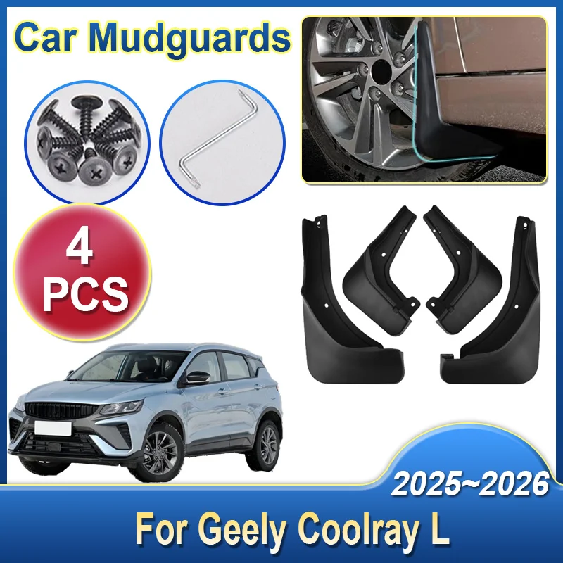 Car Mud Flaps For Geely Coolray L Binyue 2025 2026 Mudguard Front Rear Wheels Anti-splash Mudguards Splash Fender Accessories
Car Mud Flaps For Geely Coolray L Binyue 2025 2026 Mudguard Front Rear Wheels Anti-splash Mudguards Splash Fender Accessories