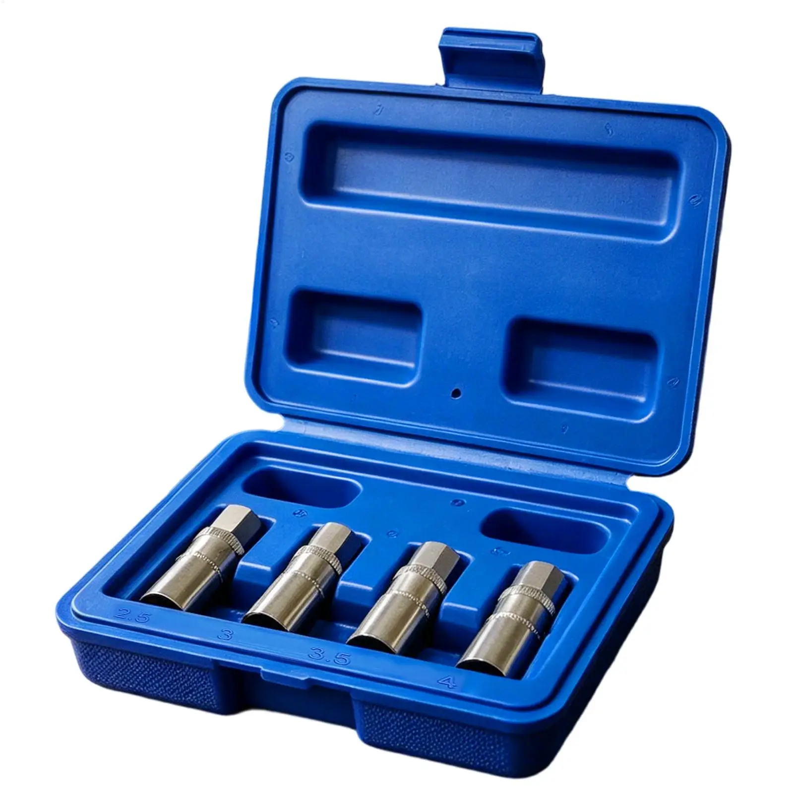 Bolt Extractor Kit 4 Pieces 1/4Inch Universal Multi-Spline Puller Screw Extractor Kit For Damaged Car Automotive Mechanics
Bolt Extractor Kit 4 Pieces 1/4Inch Universal Multi-Spline Puller Screw Extractor Kit For Damaged Car Automotive Mechanics