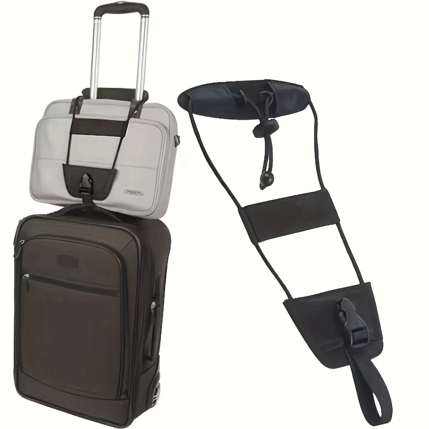 PrimeSelect An elastic stretchable belt for luggage fixation, with a adjustable design suitable for travel bags and suitcases
PrimeSelect An elastic stretchable belt for luggage fixation, with a adjustable design suitable for travel bags and suitcases