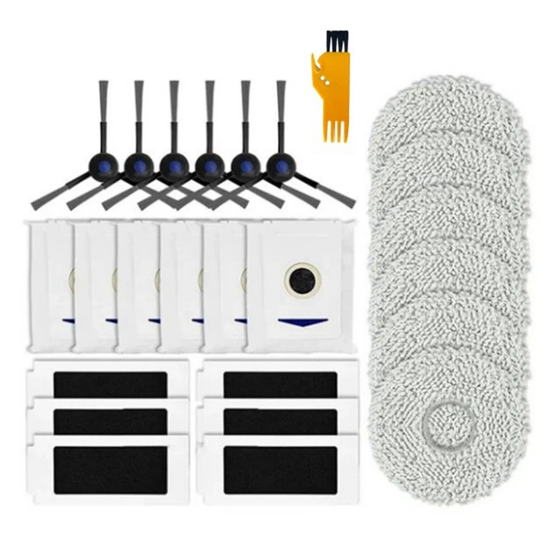 Для ECOVACS T30 PRO OMNI/DDX14/ YEEDI M12 Pro+ Пылесос Мешки для пыли Hepa-фильтр Боковая щетка Швабра Тканевые аксессуары
Для ECOVACS T30 PRO OMNI/DDX14/ YEEDI M12 Pro+ Пылесос Мешки для пыли Hepa-фильтр Боковая щетка Швабра Тканевые аксессуары