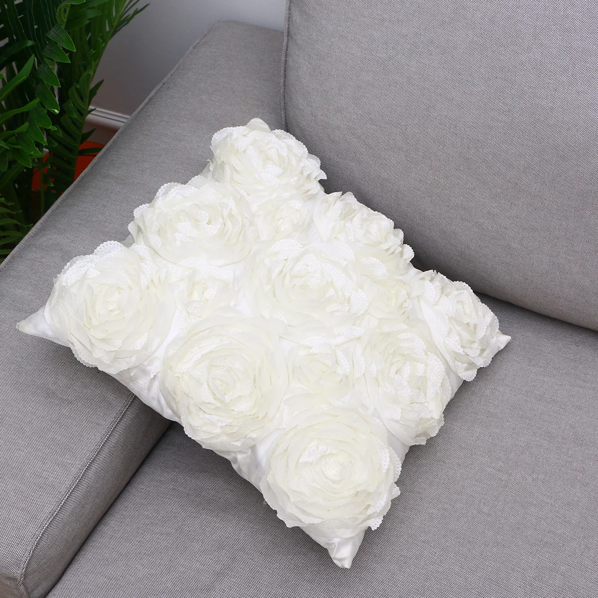 3D Rose Flower Embroidered Throw Pillow Case White Sofa Bed Car Decor Soft Comfortable Cushion Cover Throw Pillow Case
3D Rose Flower Embroidered Throw Pillow Case White Sofa Bed Car Decor Soft Comfortable Cushion Cover Throw Pillow Case