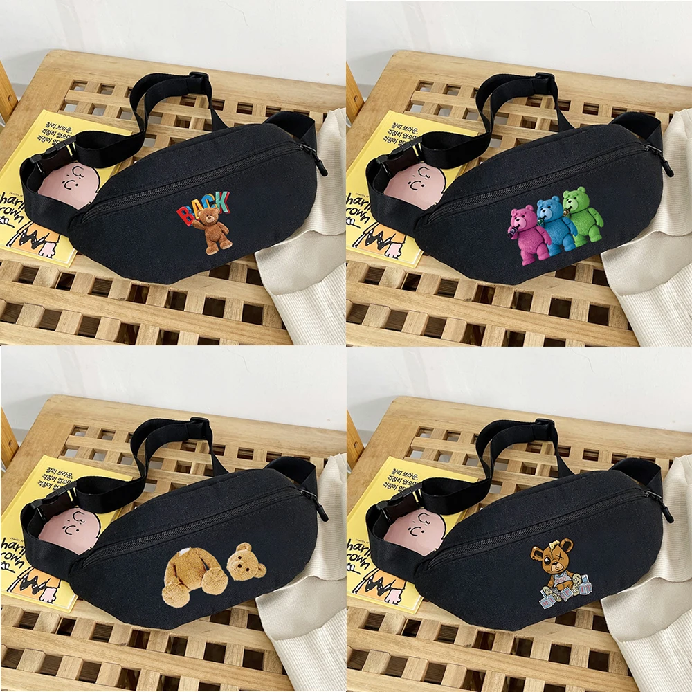 Поясная сумка, многофункциональная уличная походная поясная сумка, модная большая вместительная сумка для телефона, высококачественная сумка через плечо, серия Bear