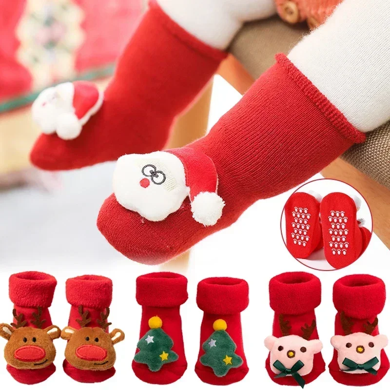 Children's Cotton Socks for Girls Boys Non-slip Toddler Baby Christmas Socks for Newborn Autumn Infant Short Socks Xmas Clothing
Children's Cotton Socks for Girls Boys Non-slip Toddler Baby Christmas Socks for Newborn Autumn Infant Short Socks Xmas Clothing
