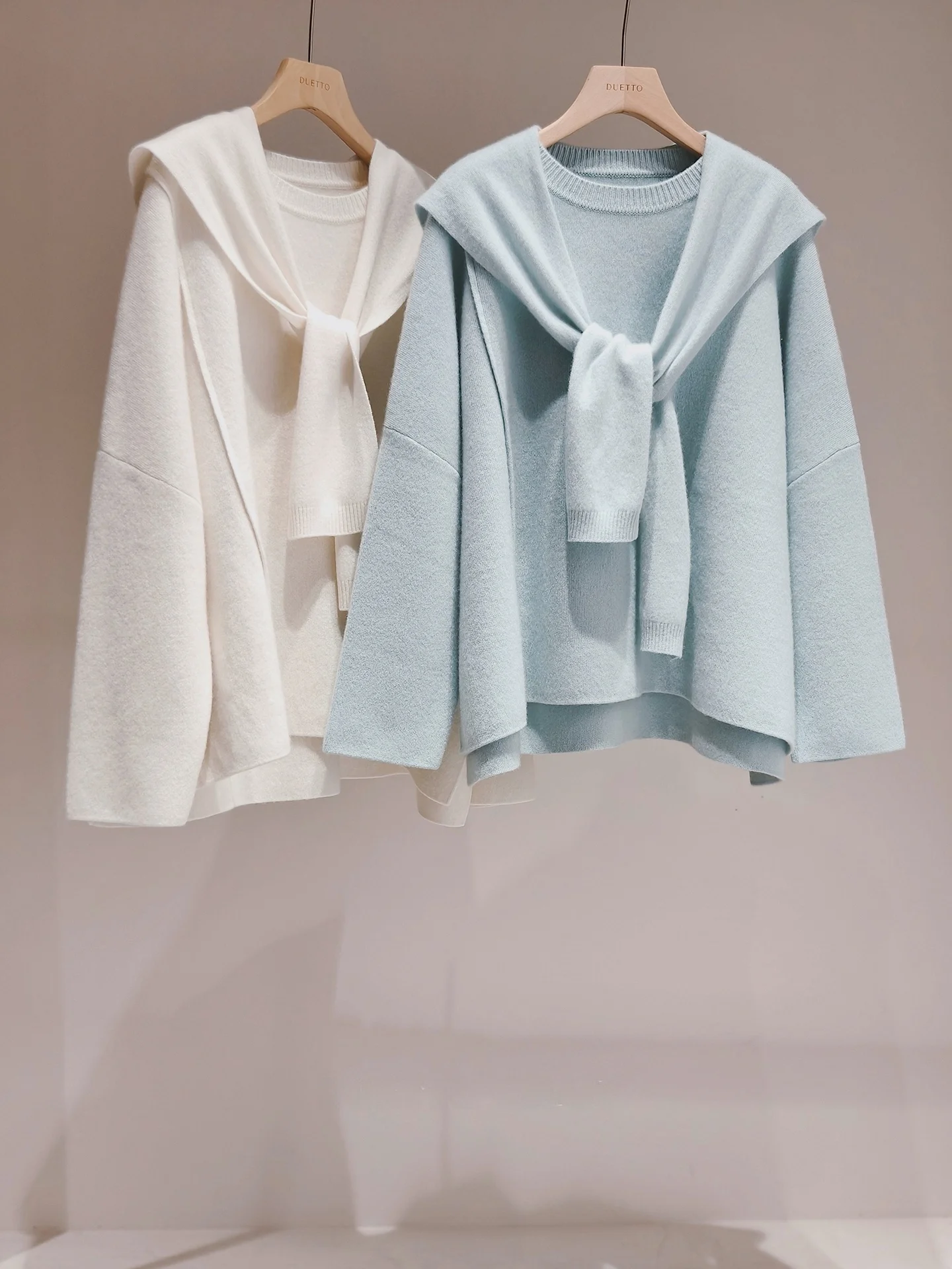 Duetto Luxury Woven Double-Sided Pure Velvet Thickened Heavyweight Cashmere round Neck Sweater Shawl Fashionable Commute Style
Duetto Luxury Woven Double-Sided Pure Velvet Thickened Heavyweight Cashmere round Neck Sweater Shawl Fashionable Commute Style